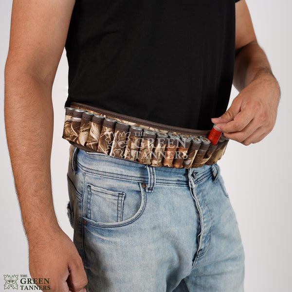 Leather Cartridge Belt, Cartridge Belt, shotgun cartridge belt, Shotgun Shell Holder
