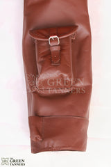 vintage leather golf bag, sunday golf bag, old leather golf bagantique golf bag, 