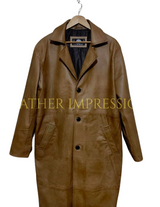 leather coat, leather blazer, leather long coat, leather trench coat, leather long coat, leather overcoat, genuine leather coat, cowhide leather coat