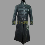  leather coat, leather long coat, leahter trench coat, leather leather overcoat, Leather Jacket