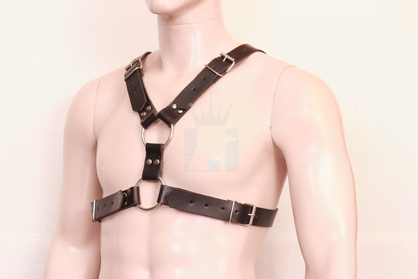 Leather harness, Leather Bondage Harness, Leather Gay Harness, bulldog harness, leather bondage BDSM harness