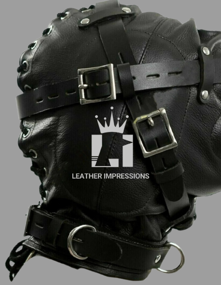 leather bondage hood, Leather BDSM Muzzle, Leather Muzzle, Leather Hood, BDSM Hood, Bondage Muzzle, leather pony play mask, bondage hood , bdsm muzzle, leather bondage hood, Leather Face Mask