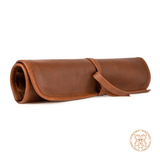 Leather Artist Roll, Paintbrush Roll