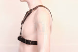 Leather harness, Leather Bondage Harness, Leather Gay Harness, bulldog harness, leather bondage BDSM harness