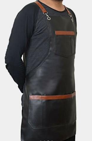 Leather Barber Apron, Leather Hairdressing Apron, Leather Welding Apron