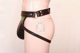 leather jockstrap, leather bondage jockstrap, bdsm jockstrap, leather Bondage underwear, Gay Leather Jockstrap, Gay Jockstrap, Gay Jockstrap Fetish