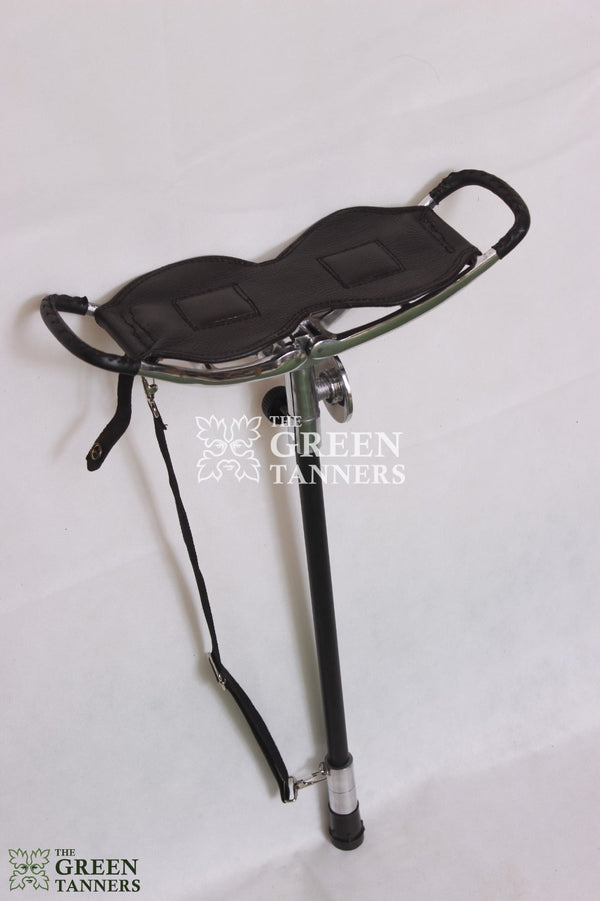 folding stool seat, leather camping stool, shooting stick, Folding Stool