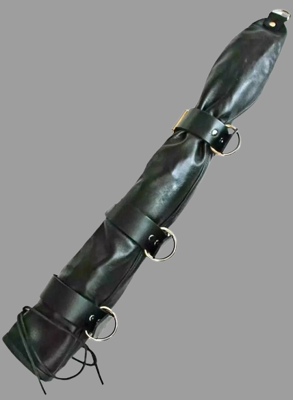 leather suspension cuffs, suspension cuffs, leather wrist cuffs, bondage suspension cuffs, bdsm suspension cuffs, Leather Arm Binder