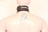 leather bdsm collar, leather bondage collar, leather slave collar, leather neck restraintleather harness, leather gay harness, leather bondage harness, mens leather harness, leather harness for men, bondage harness, gay harness, gay leather harness, mens leather harness