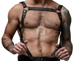 suspender harness, mens leather harness, leather harness