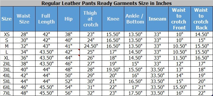 Men's Genuine Leather Track Pants