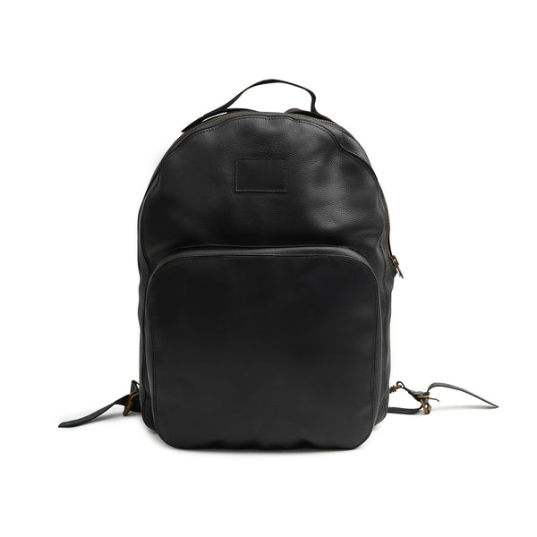 Black leather backpack, leather backpack, leather laptop bag, leather school bag, leather book bag, leather laptop backpack