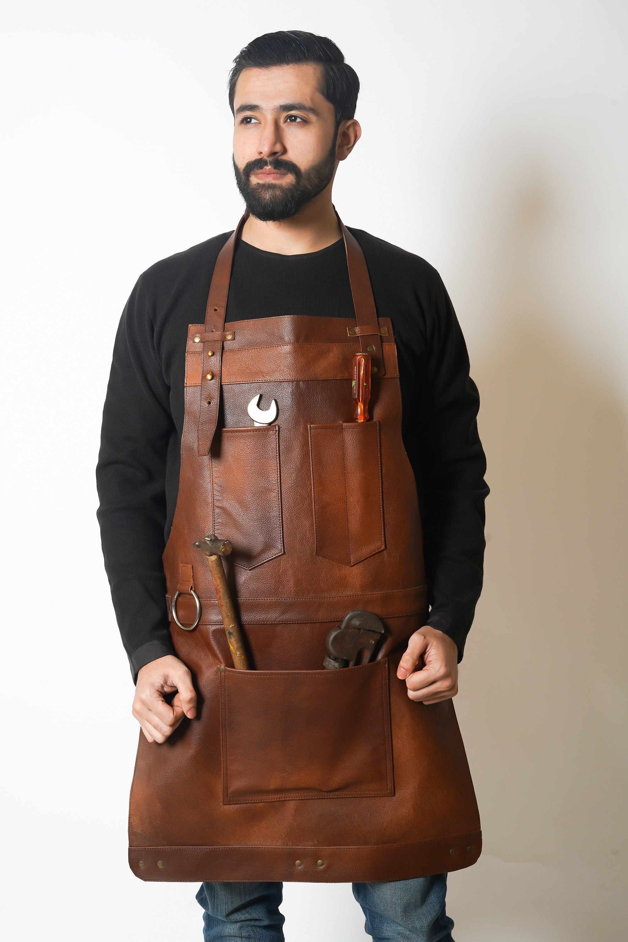 Shotshell Apron 100% Genuine Leather Safety Apron for men – The Master Tanners