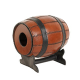 Leather Wine Barrel Holder, Leather Barrel Bottle Holder 
