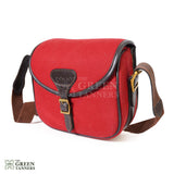Canvas Leather Cartridge Bag, Canvas Cartridge Bag, shotgun cartridge bag, leather shoulder bag