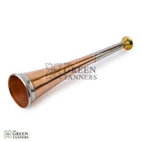 Fox Hunting Horn, Fox Hunting Horn, copper fox hunting horn, hunting horn with brass mouthpiece, fox hunting horn for sale