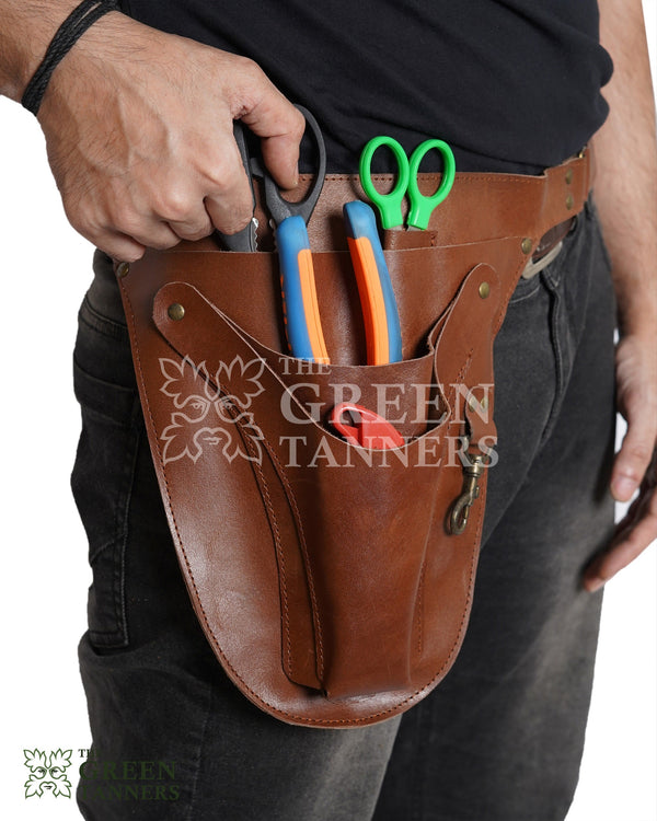leather florist tool belt, leather florist belt, leather tool belt, leather florist belt bag