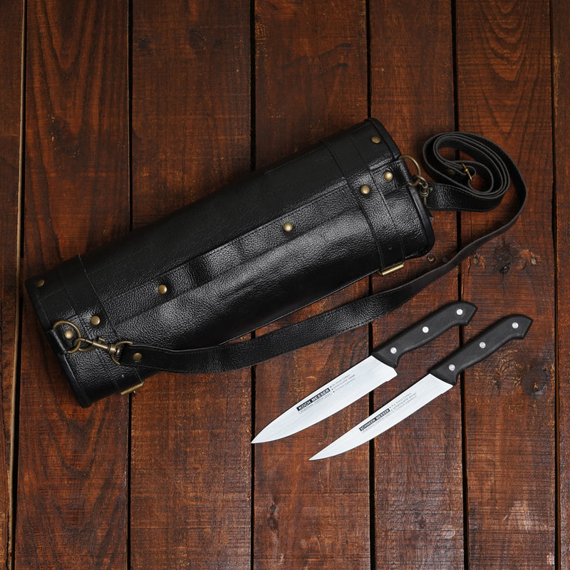 Leather Knife Roll, Chef Knife Roll, Chef Roll, Leather Tool Bag