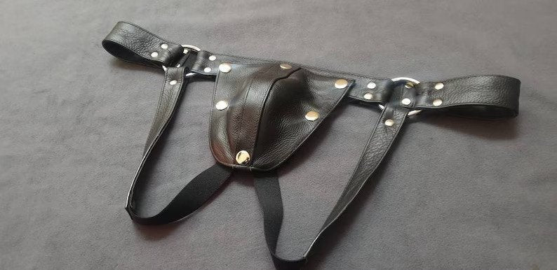 leather jockstrap, leather bondage jockstrap, bdsm jockstrap, leather bondage underwear, gay leather jockstrap, gay jockstrap, gay jockstrap fetish, leather jockstrap for men, bondage leather gay jockstrap, leather underwear male,