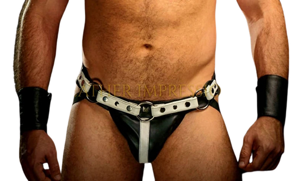 leather jockstrap, leather bondage jockstrap, bdsm jockstrap, leather Bondage underwear, Gay Leather Jockstrap, Gay Jockstrap, Gay Jockstrap Fetish, Leather jocstrap  for men, bdms leather  jockstrap