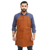 Leather Apron, Leather Chef Apron, Leather BBQ Apron, Leather Butcher Apron, Leather Barber Apron, Leather Welding Apron, Leather Blacksmith Apron, Leather Woodworking Apron, Leather Carpenter Apron 
