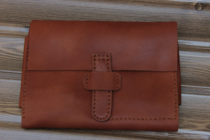 leather pencil roll, leather tool roll, 