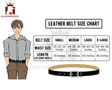Handcrafted Unisex Biker Leather Belt