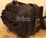 Brown Leather Loaders Bag, Leather Cartridge Holder, Leather Cartridge Bag, Leather Loaders Bag