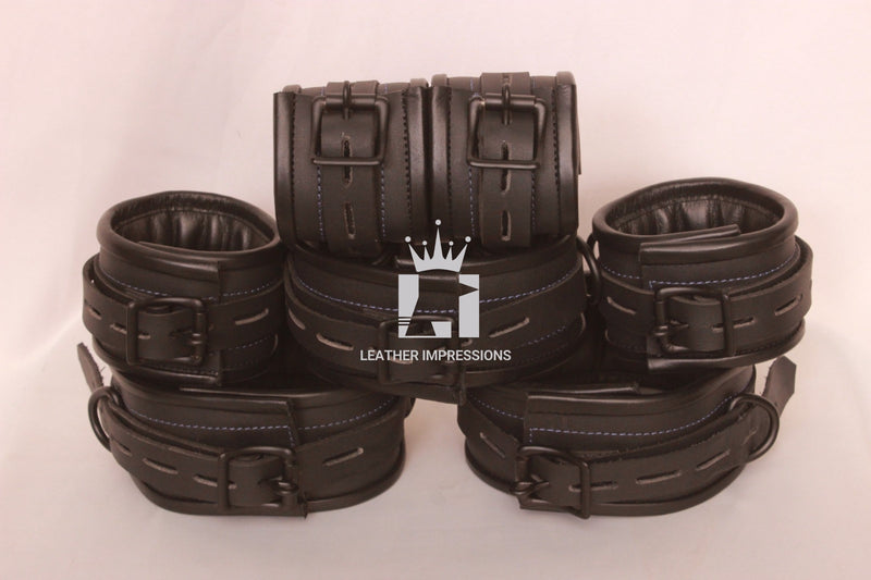 Leather Handcuffs, Leather Bondage Handcuffs, BDSM Handcuffs, Bondage Cuffs, bdsm handcuffs, bondage handcuffs, padded handcuffs, handcuffs bondage