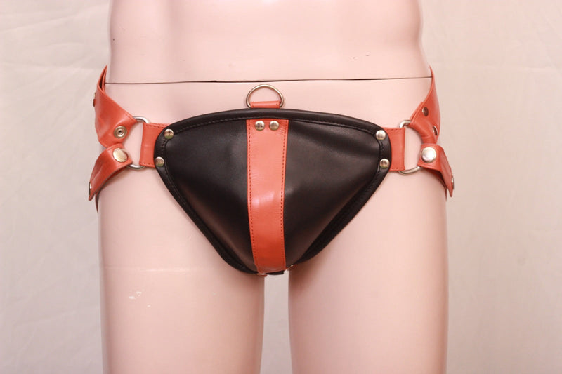 leather jockstrap, leather bondage jockstrap, bdsm jockstrap, leather Bondage underwear, Gay Leather Jockstrap, Gay Jockstrap, Gay Jockstrap Fetish