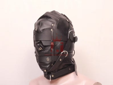 leather bondage hood, Leather BDSM Muzzle, Leather Muzzle, Leather Hood, BDSM Hood, Bondage Muzzle, leather pony play mask, bondage hood , bdsm muzzle, leather bondage hood, bdsm muzzle