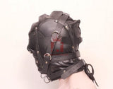 leather bondage hood, Leather BDSM Muzzle, Leather Muzzle, Leather Hood, BDSM Hood, Bondage Muzzle, leather pony play mask, bondage hood , bdsm muzzle, leather bondage hood, bdsm muzzle