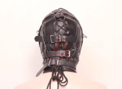 leather bondage hood, Leather BDSM Muzzle, Leather Muzzle, Leather Hood, BDSM Hood, Bondage Muzzle, leather pony play mask, bondage hood , bdsm muzzle, leather bondage hood, bdsm muzzle