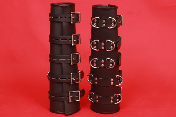 leather arm binders, leather arm restraint, leather BDSM restraints,  Leather Arm Binders 