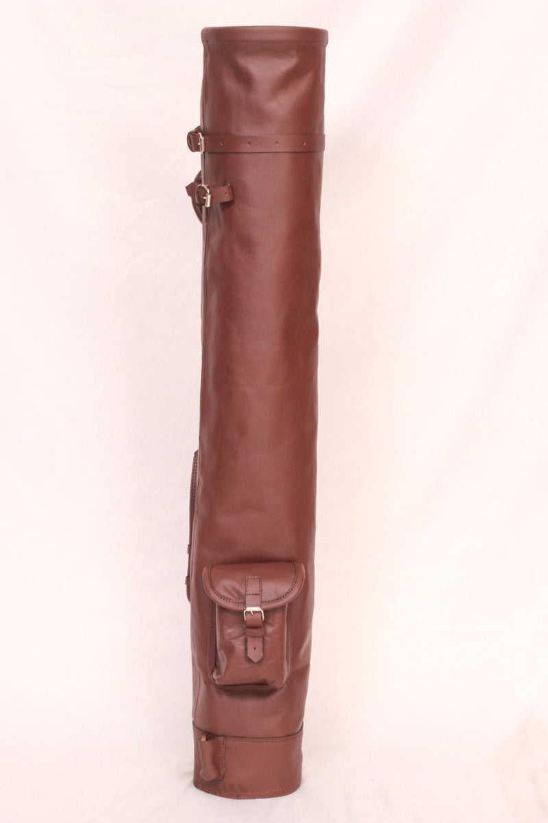 vintage leather golf bag, sunday golf bag, old leather golf bagantique golf bag, 