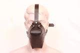 leather pet play mask, letaher puppy mask, leather BDSM mask, leather bondage mask, leather dog mask, leather mask