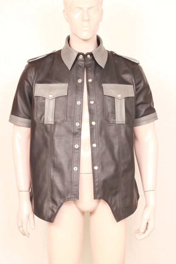 leather biker shirts, motorcycle shirts, sleeveless biker shirts, sleeveless shirts