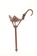 leather camping stool, foldable shooting stick, Camping Stool