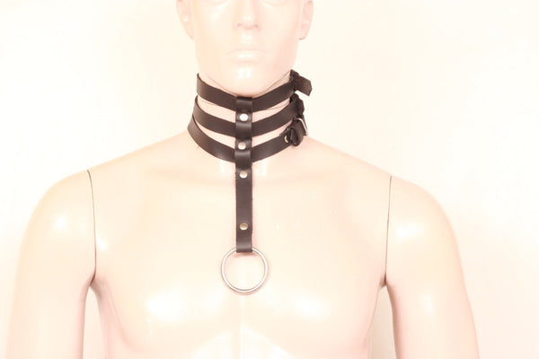 leather bdsm collar, leather bondage collar, leather slave collar, leather neck restraintleather harness, leather gay harness, leather bondage harness, mens leather harness, leather harness for men, bondage harness, gay harness, gay leather harness, mens leather harness