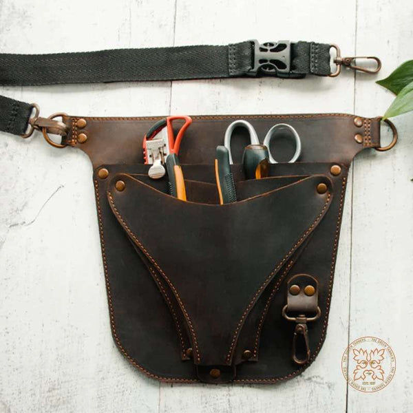 Leather Florist Belt , Leather Florist Belt, leather Tool Belt, leather garden tool belt, leather floral belt bag