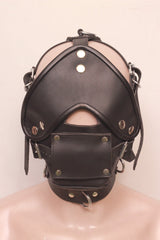 leather bondage hood, Leather BDSM Muzzle, Leather Muzzle, Leather Hood, BDSM Hood, Bondage Muzzle, leather pony play mask, bondage hood , bdsm muzzle, leather bondage hood, Leather Muzzle