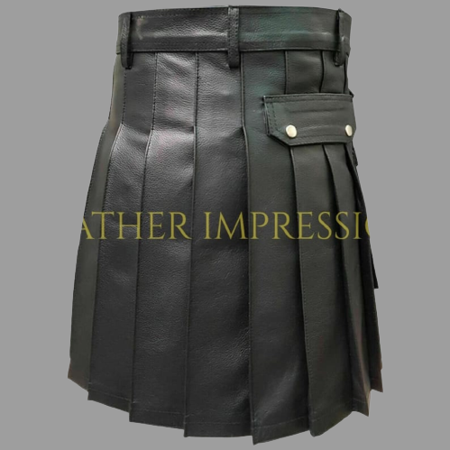 leather kilt, leather kilt for men, mens leather kilt, Gay Kilt, leather gladiator kilt