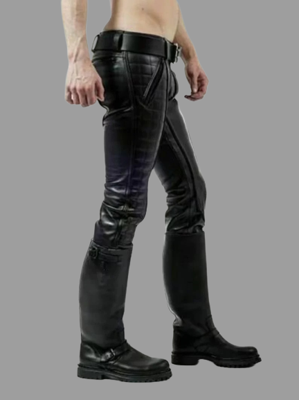 leather pants, leather BDSM Pants, Leather Bondage Pants, Gay Leather Pants, Leather pants mens