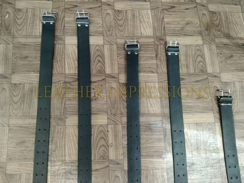 Leather Bondage Belt, BDSM Leather Belt, Leather Restraints, leather bondage restraitns, leather belts set, adjustable leather belts, Restraints Belt Set