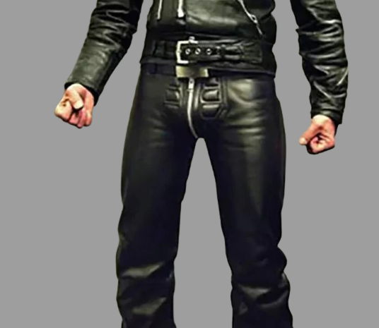 leather pants, leather BDSM pants, leather bondage pants, gay leather pants, leather pants mens