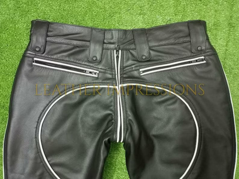 leather pants, leather BDSM Pants, Leather Bondage Pants, Gay Leather Pants, Leather pants mens, leather quilted pants