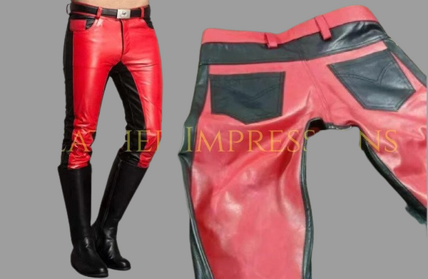 leather pants, leather BDSM Pants, Leather Bondage Pants, Gay Leather Pants, Leather pants mens