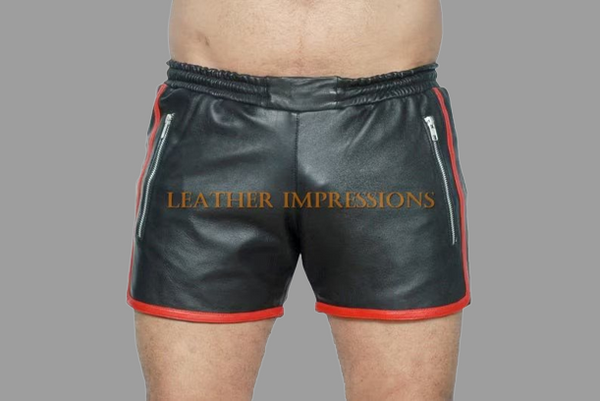 leather shorts, leather shorts bondage, leather shorts bdsm, leather gay shorts, gay leather shorts