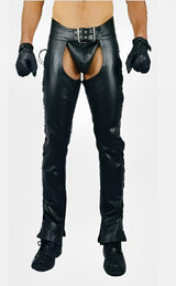 leather chaps, leather BDSM chaps, Leather Bondage Chaps, Gay Leather chaps, Leather chaps mens