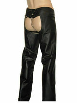 leather chaps, leather BDSM chaps, Leather Bondage chaps, Gay Leather chaps, Leather chaps mens, Gay Cowboy Leather Chaps